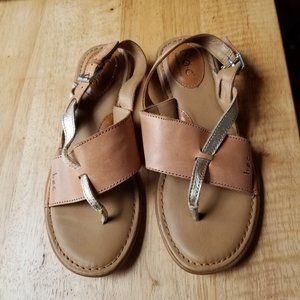 B.O.C. Lowery Leather Women's Size 6M Slingback Sandals